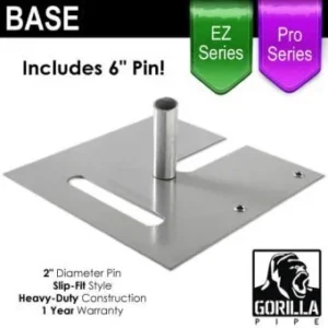 20"x20" Bases and pins for Pipe and drape rental Dallas TX