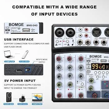 8 Channel Mixer Pannel (Bluetooth compatible) rental in Dallas TX