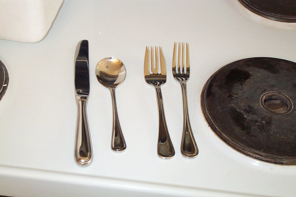 Black Dinner Fork rental in Dallas TX