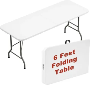 Heavy Duty 6 Foot Party Table rental Dallas TX