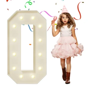 4 Feet Marquee Number 0 rental Dallas TX
