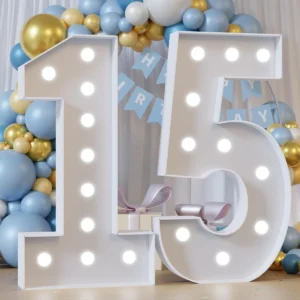 4 Feet Marquee Number 1 rental photo 3