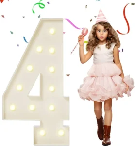 4 Feet Marquee Number 4 rental photo 2
