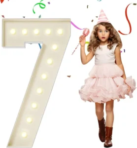 4 Feet Marquee Number 7 rental photo 2