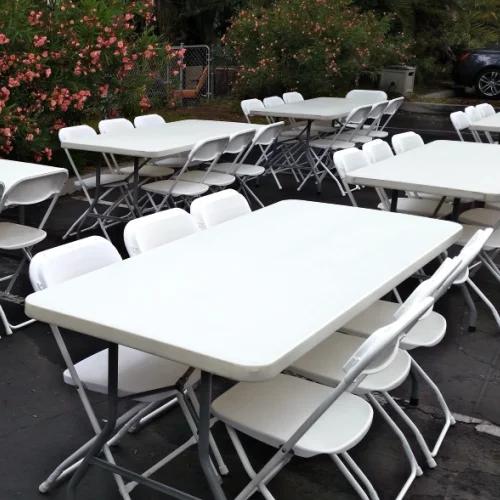 Party Table (6ft, White) rental in Dallas TX