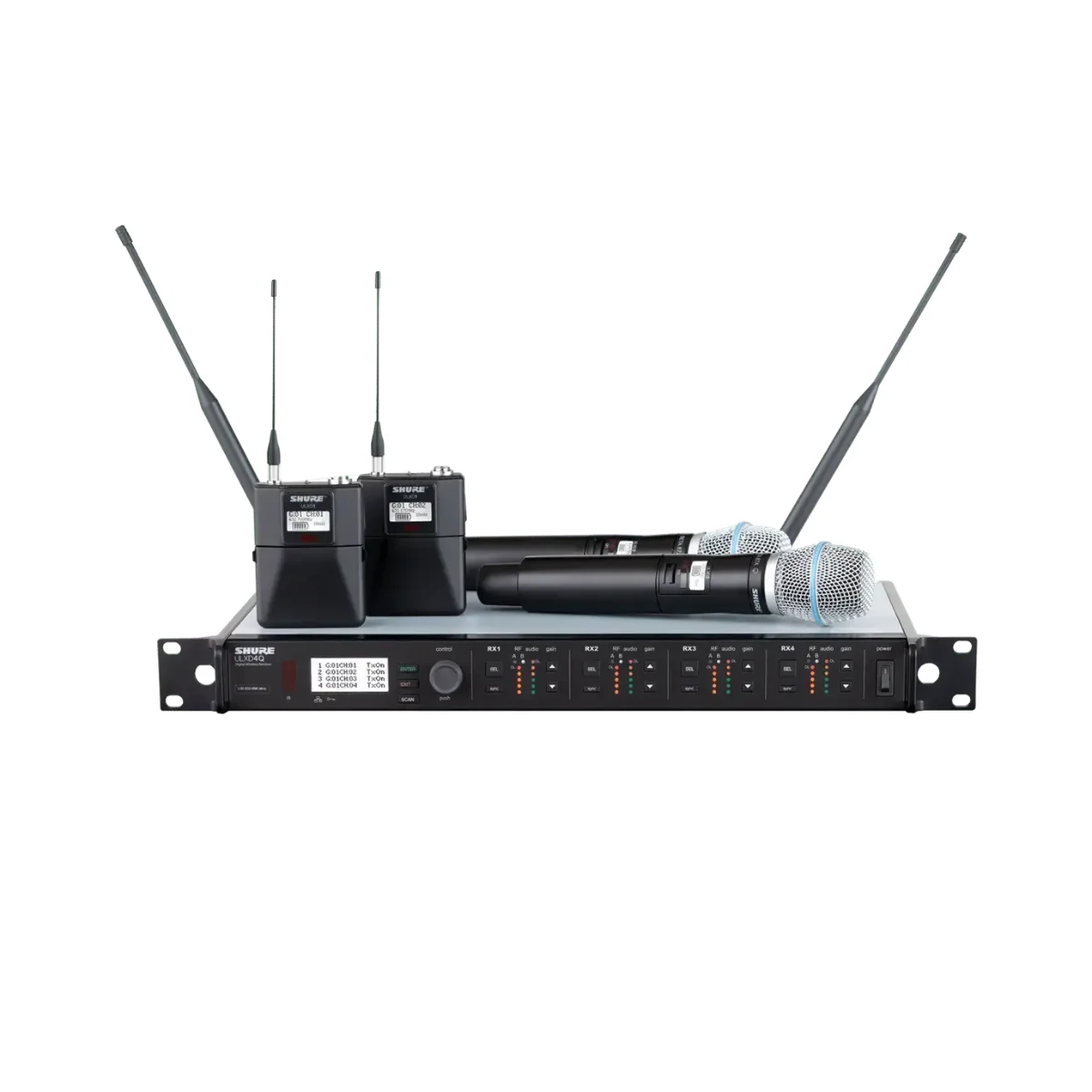Shure Wireless Mics (ULXDuel Mics) rental in Dallas TX
